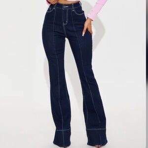 See Myself Out Flare Jeans - Dark Wash